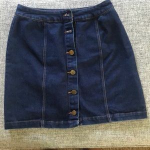 Vintage jean skirt